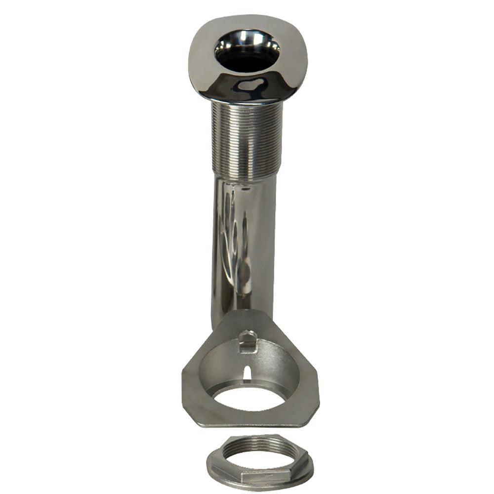 CE Smith 70 Series Screwless Flush Mount Rod Holder  15 Degree  Stainless Steel  Cast Bottom  Black Liner  Boxed 53677C
