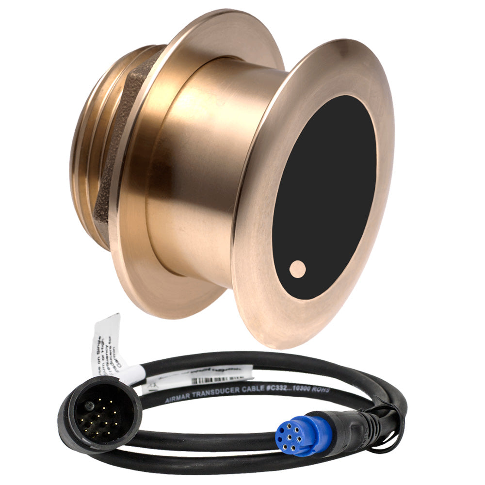 Airmar B175MW Med Ultra Wide 1kW 20 Chirp ThruHull Transducer f8Pin Garmin B175C20MW8G