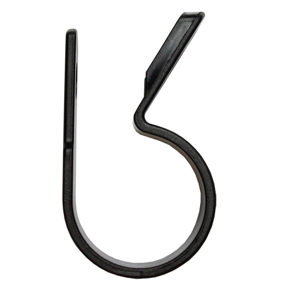 Pacer UV Resistant Nylon CClamps  516  Black  25 Pack BCCH0525BK