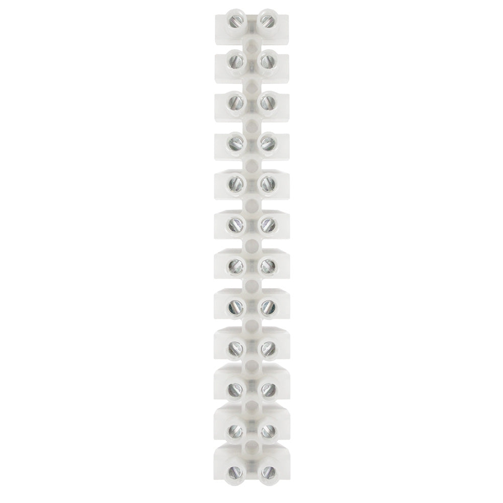 Pacer 40A Euro Style Terminal Block  12 Positions  5 Pack E400125