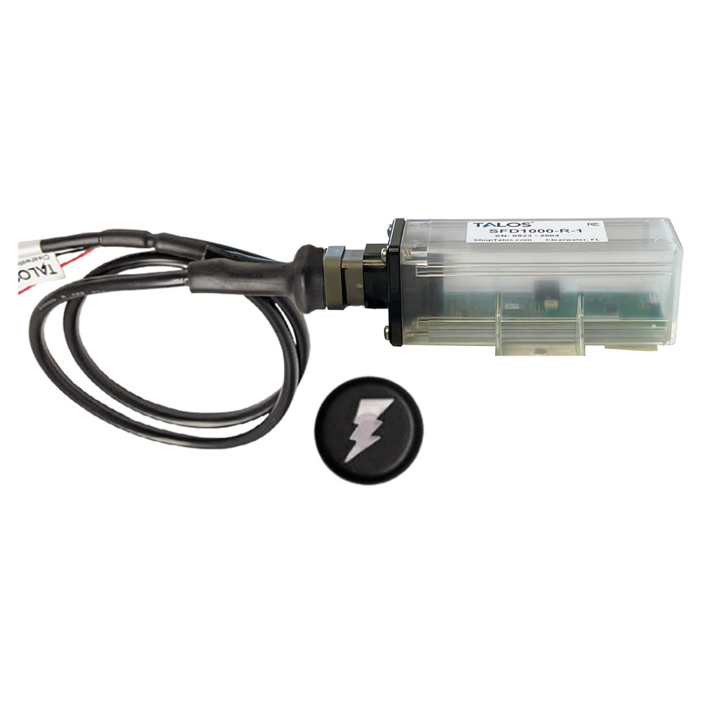 TALOS Remote Housing Lightning Detection System w10 Cable  Black Round Indicator wTranslucent Housing SFD1000RT1BOBL10FT