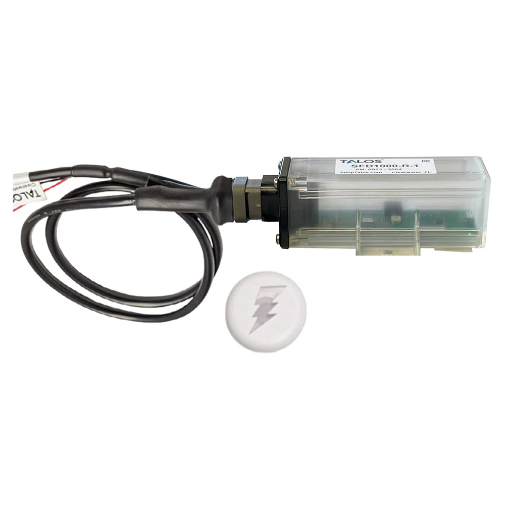 TALOS Remote Housing Lightning Detection System w3 Cable  White Round Indicator wTranslucent Housing SFD1000RT1WOWH3FT
