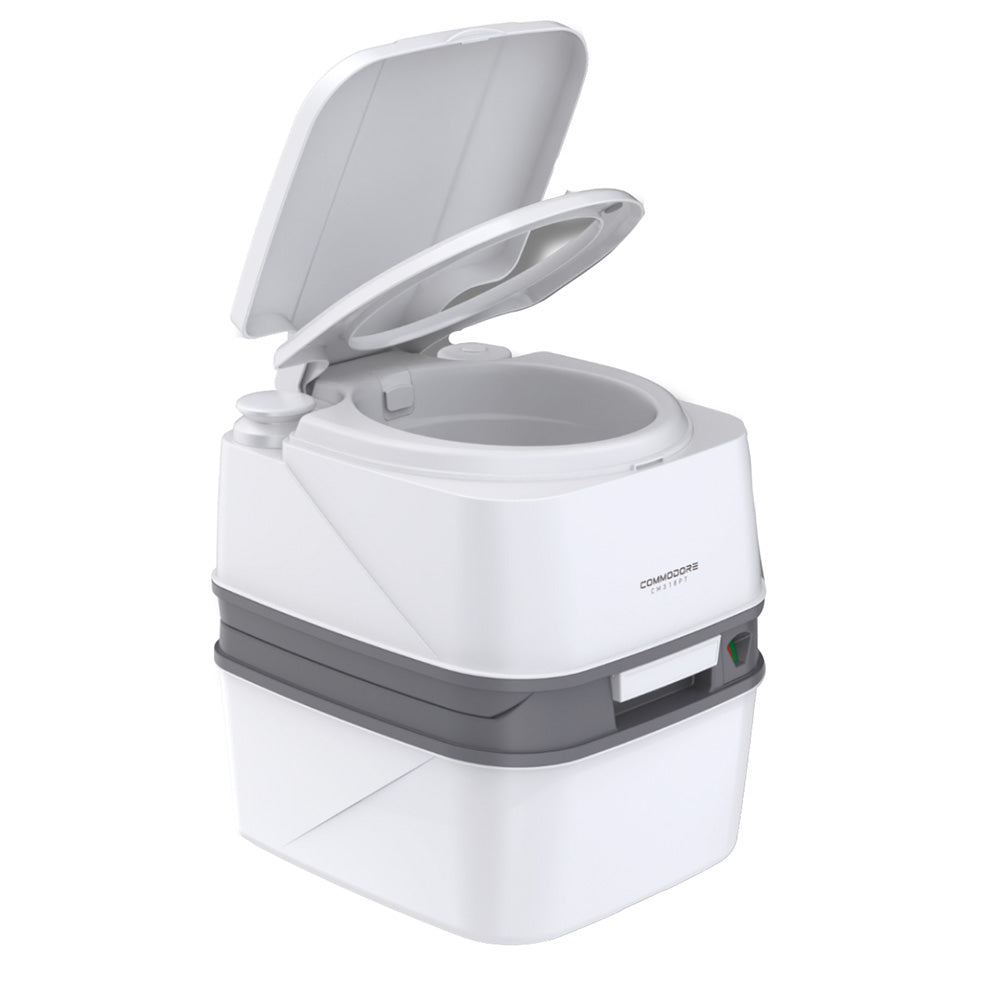 Commodore Premium Portable Travel Toilet  Injection Molded  18L475 Gallon CM318PT