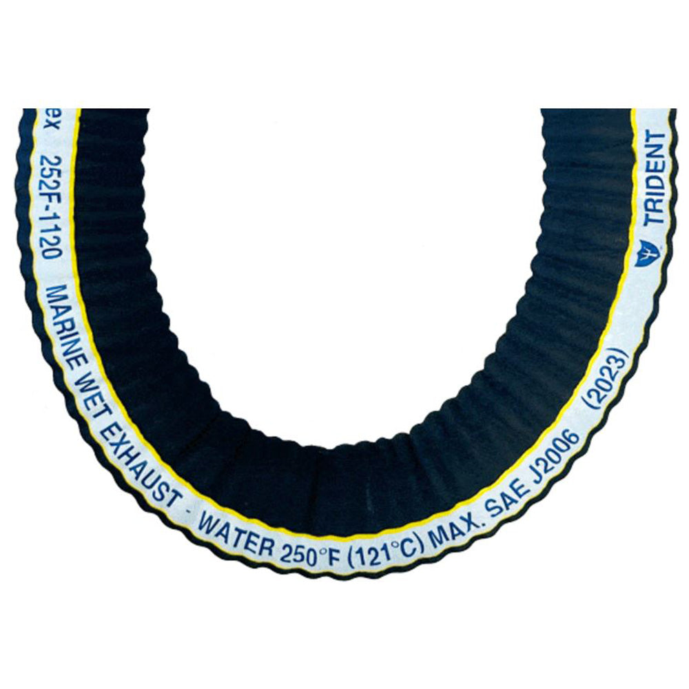 Trident Marine 112 x 50 ExtraFlex Corrugated Marine Wet Exhaust Hose 252F1126