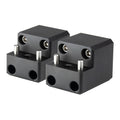 PTM Edge Board Rack Mount  4 Bolt  Black  Pair P131681400TEBBK