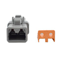 Bluewater 2 Position DTP Female Connector wWedge Lock DTP062S