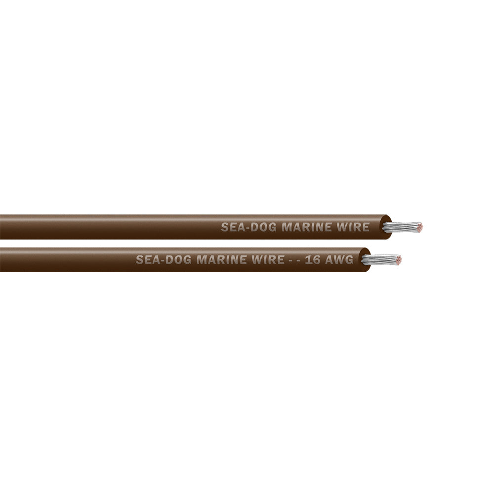 SeaDog 16 AWG Brown Primary Wire  100 8016072