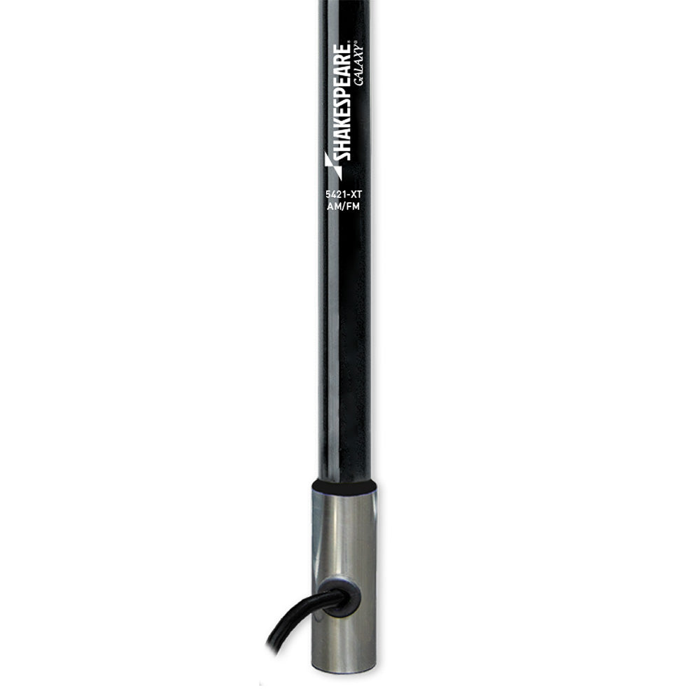 Shakespeare 5421XT 4 Black AM  FM Antenna 5421XT