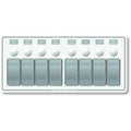 Blue Sea 8271 Water Resistant Panel  8 Position  White  Horizontal Mount 8271