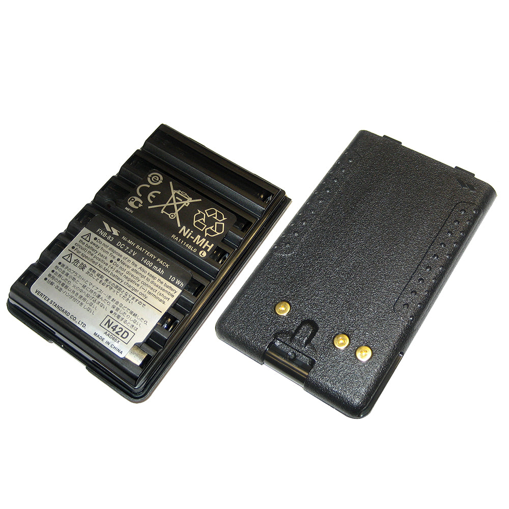Standard Horizon FNB83 1400 mAh NiMH Replacement Battery  HX370S FNB83