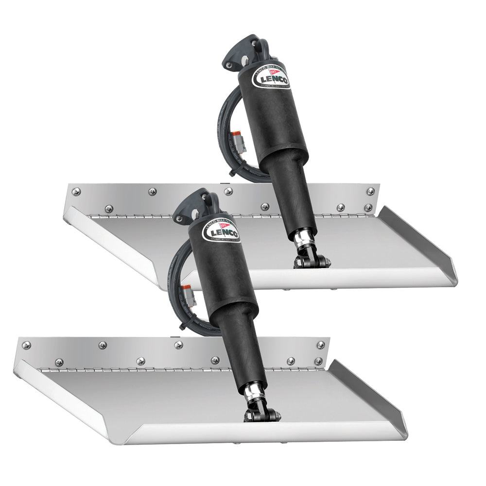 Lenco 12 x 18 Edge Mount Trim Tab Kit wo Switch Kit 12V 15017101