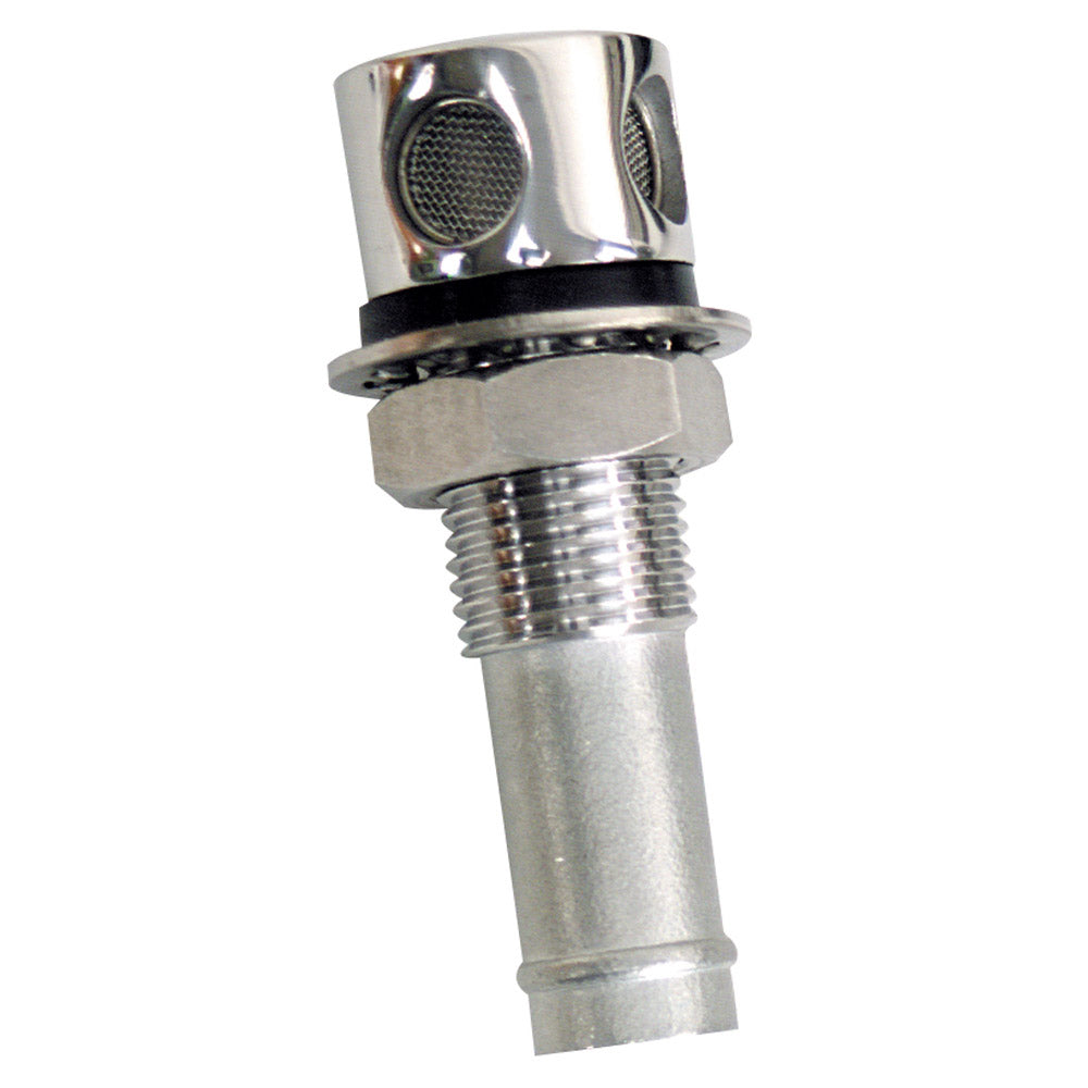 Whitecap Fuel Vent  Round Head Straight Shaft 58 Hose 6004C