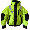 First Watch AB1100 Flotation Bomber Jacket  HiVis YellowBlack  XL AB1100HVXL