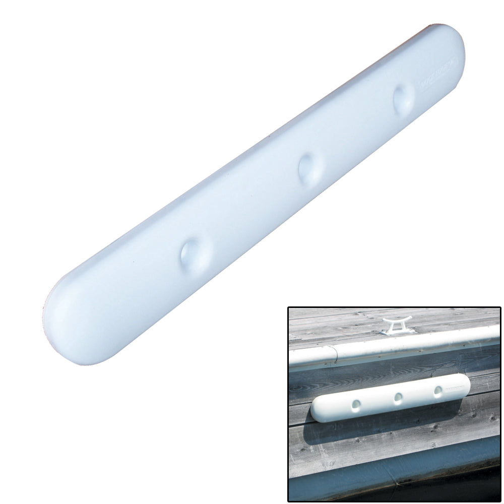 Dock Edge Ultragard 35 PVC Dock Cushion  White 1008F