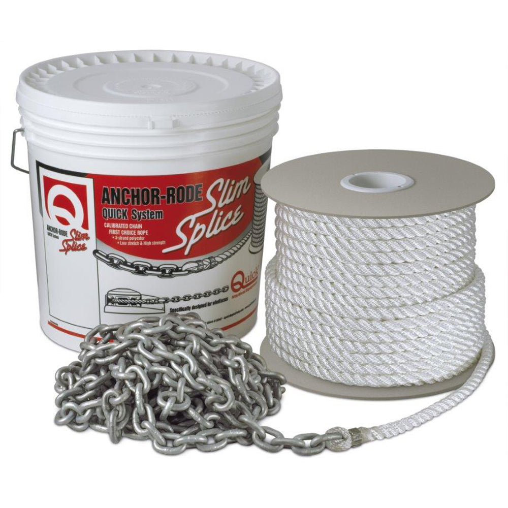 Quick Anchor Rode 20 of 10mm Chain and 200 of  Rope FVC100358220Q00