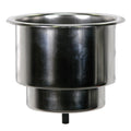 Whitecap Flush Cupholder wDrain  302 Stainless Steel S3511C