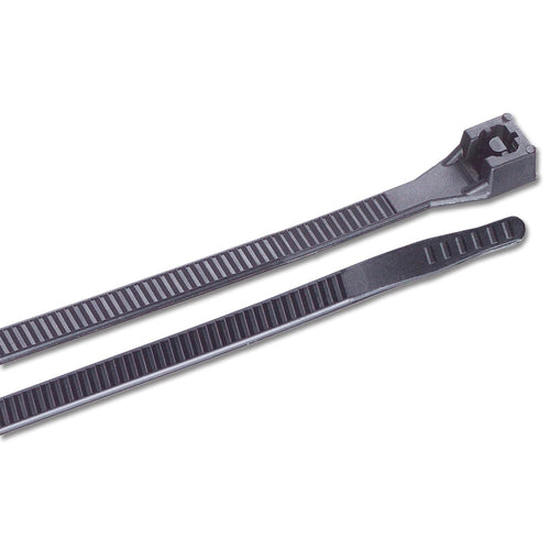 Ancor 6 UV Black Standard Cable Zip Ties  100 Pack 199249