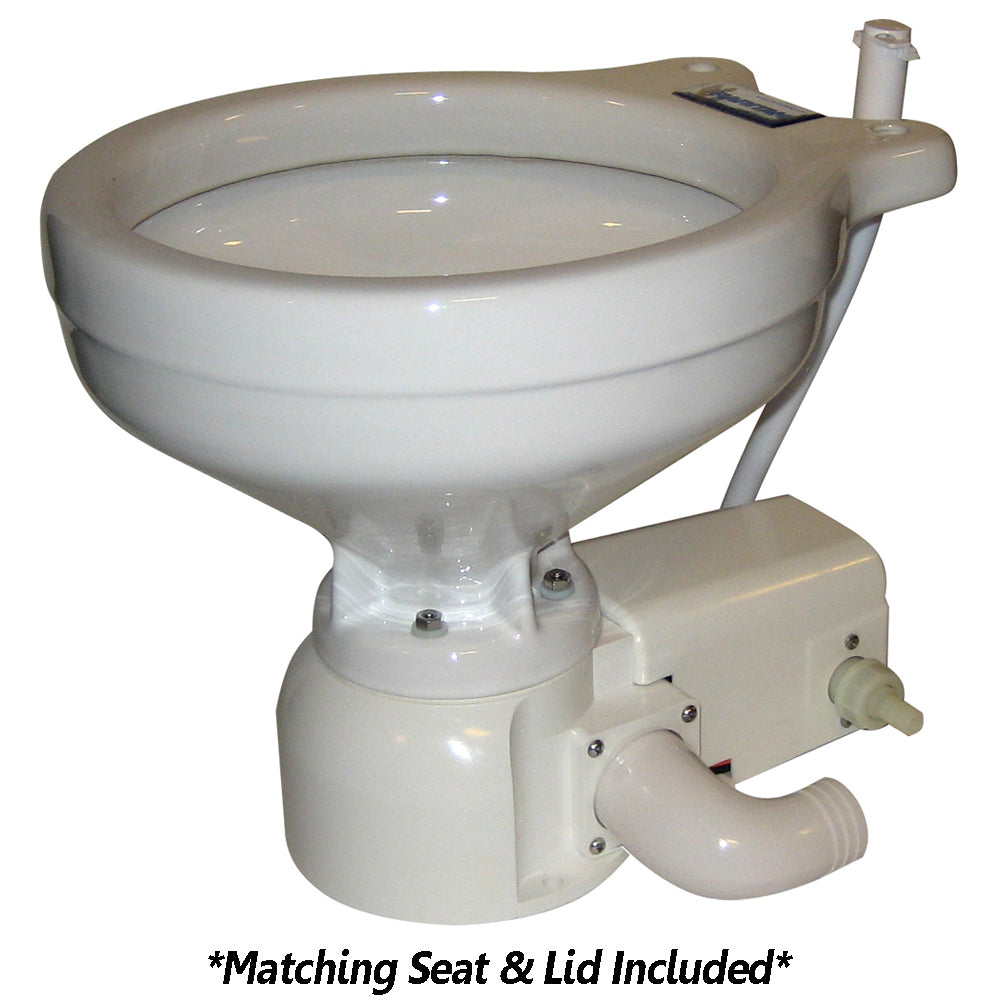 Raritan Sea Era Toilet  Household Style  Freshwater Solenoid  Straight  90 Discharge  Smart Toilet Control  12v 162HF012