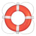 Taylor Made Foam Ring Buoy  20  Orange wWhite Grab Line 363