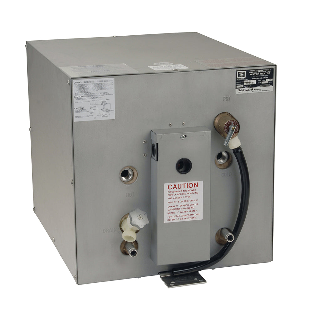 Whale Seaward 11 Gallon Hot Water Heater wFront Heat Exchanger  Galvanized Steel  240V  1500W F1150