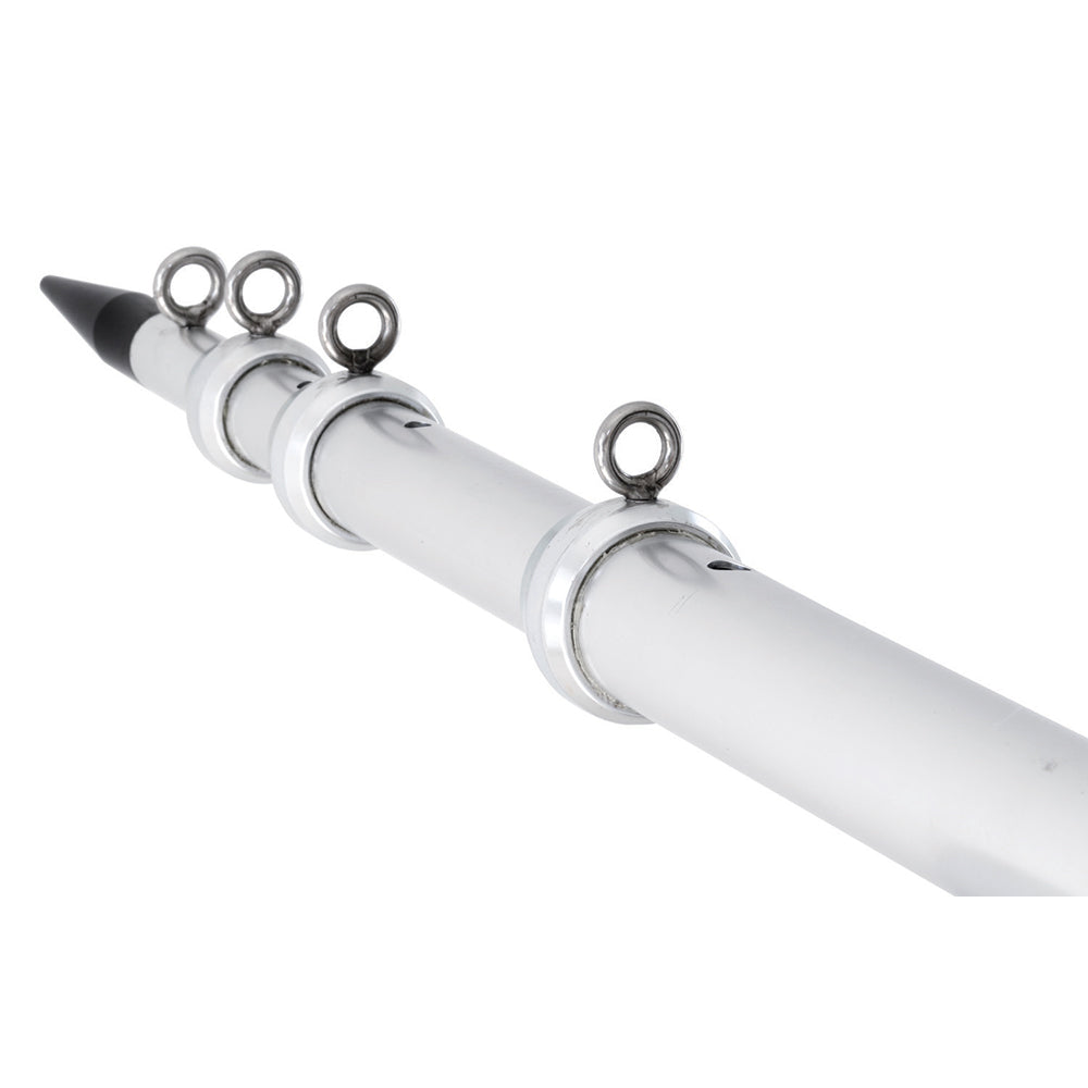 Tigress XD Telescoping Aluminum Outrigger Poles  15  112 OD Silver 88924