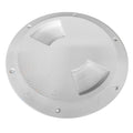 SeaDog QuarterTurn Textured Deck Plate wInternal Collar  White  6 3363621