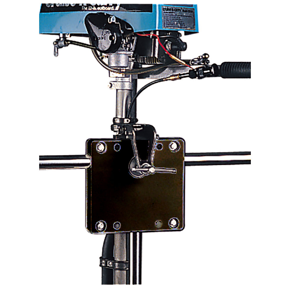 SeaDog Poly Rail Mount Motor Bracket  Black 3271511