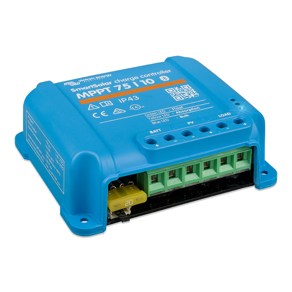 Victron SmartSolar MPPT Solar Charge Controller  75V  10Amp  UL Approved SCC075010060R