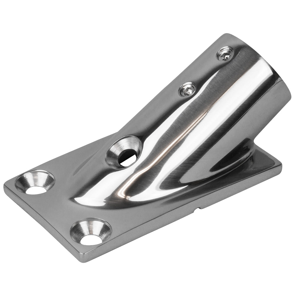 SeaDog Rail Base Fitting Rectangular Base 30 316 Stainless Steel 78 OD 2813001