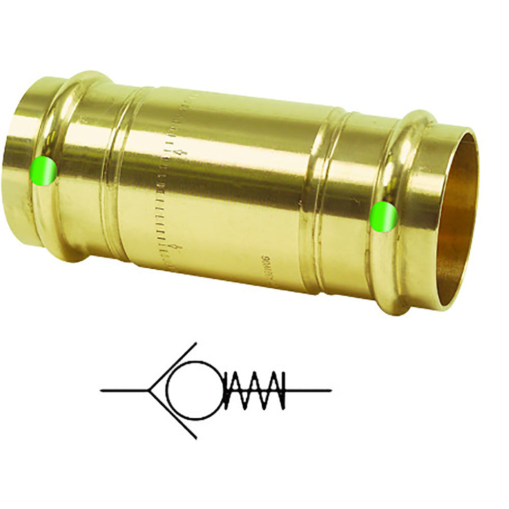 Viega ProPress 114 Zero Lead Check Valve  Double Press Connection  Smart Connect Technology 79050