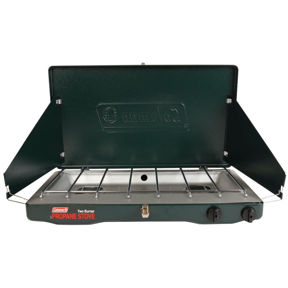 Coleman PerfectFlow 2Burner Classic Stove  Propane 2000037883