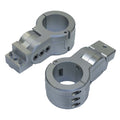 PTM Edge Board Rack Mounts  25 Pipe Clamp  Titanium Grey P131982500TEBGR