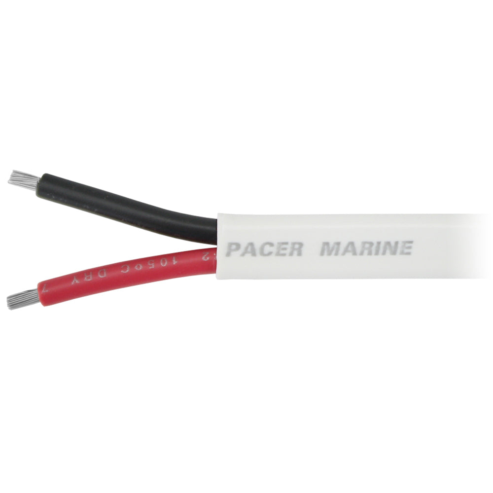 Pacer 182 AWG Duplex Cable  RedBlack  100 W182DC100