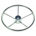 Schmitt Marine 170 Finger Grip Destroyer 5Spoke 155 Stainless Steel Cap 34 Tapered Shaft wKnob 1731521FGKR