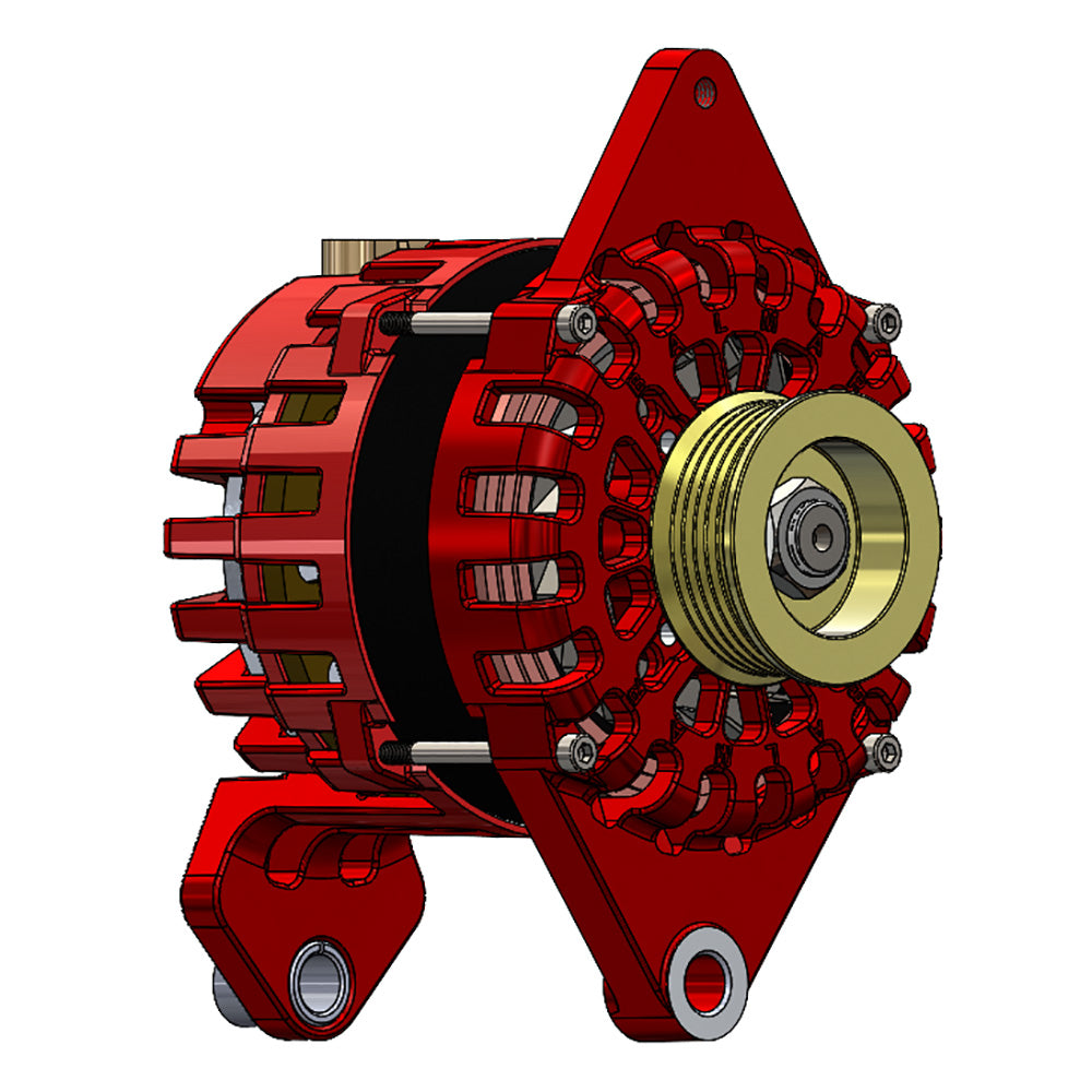 Balmar Alternator 170 AMP 12V 4 Dual Foot Saddle K6 Pulley XTDF4170K6