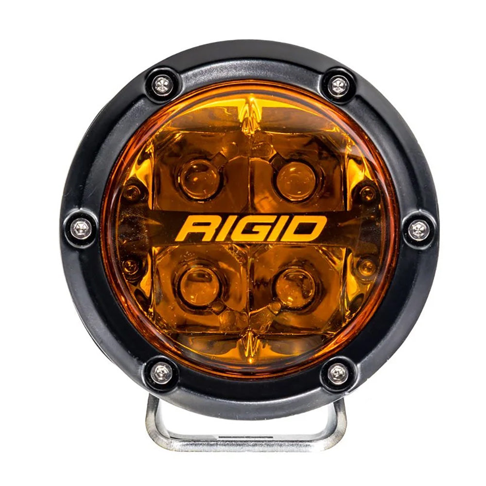 RIGID Industries 360 Series 4 Spot wAmber Pro Lens  Pair 36123