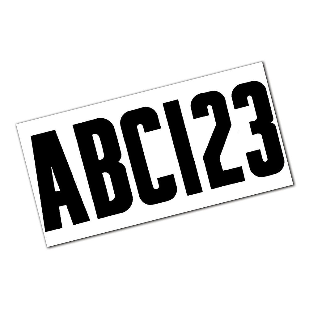 Attwood Letter  Number Kit  Black 141427