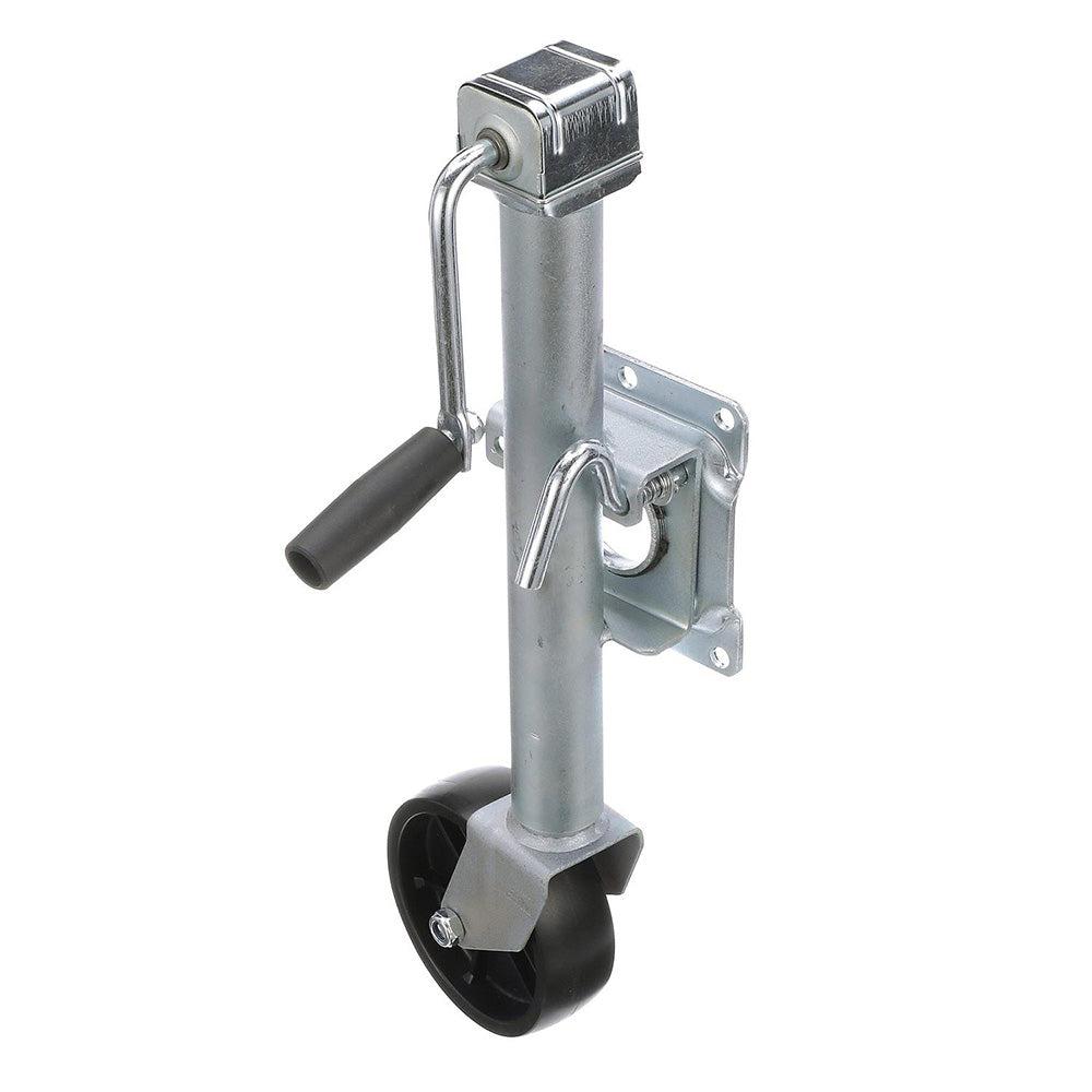 Attwood FoldUp Trailer Jack  1000 lb Capacity  Single Wheel 111274