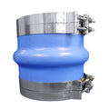 Trident Marine 4 ID Blue Silicone Molded Wet Exhaust Hump w4 TBolt Clamp 270V4000SS